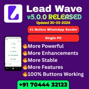 Lead Wave Button Bulk WhatsApp Sender