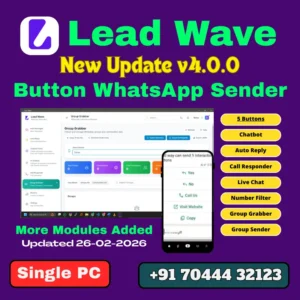 Lead Wave Button Bulk WhatsApp Sender v4.0.0