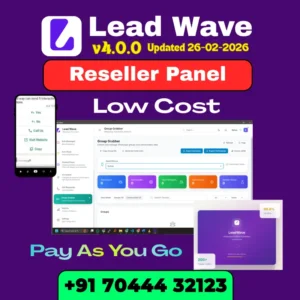 Lead Wave Reseller Panel
