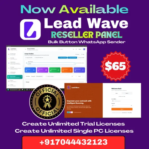 Official Lead Wave Reseller Panel