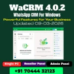 WaCRM 4.0.2 WhatsApp CRM Reseller Panel