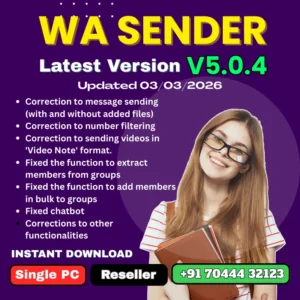 WA Sender v5.0.4 WhatsApp Bulk Message Sender