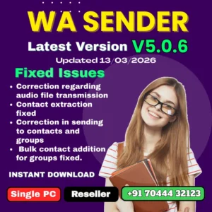 WA Sender v5.0.6 Reseller Panel