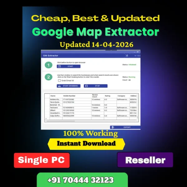 Data Extractor For Google Maps