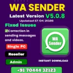 WA Sender v5.0.8 Reseller Right